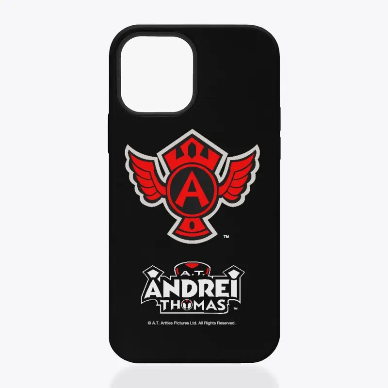 Dark Red Artistic Knight iPhone Case